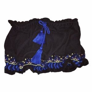 Free People No More Tiers Tube Top Black Size SM